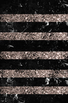 Black Marble Rose Gold Glitter Stripe Glam #1 #minimal by Anita & Bella Jantz on GIANT ART - black vector illustration