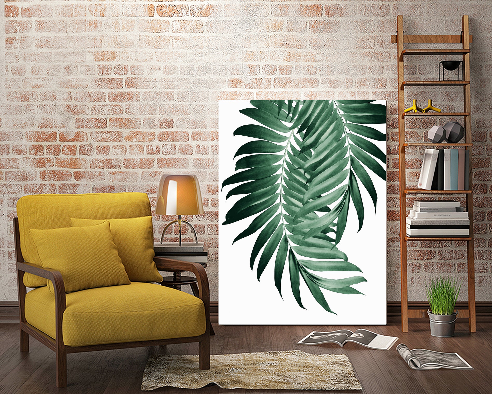 Palm Leaves Tropical Green Vibes #4 #tropical #decor #art by Anita & Bella Jantz on GIANT ART - green photo illustration
