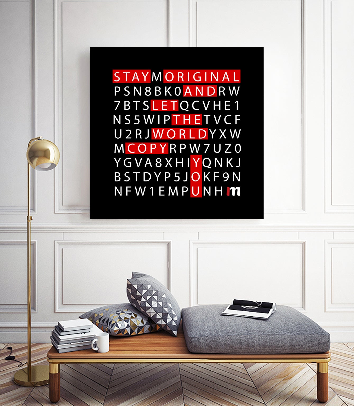 Stay Original by Mariana Angelova on GIANT ART - black typography