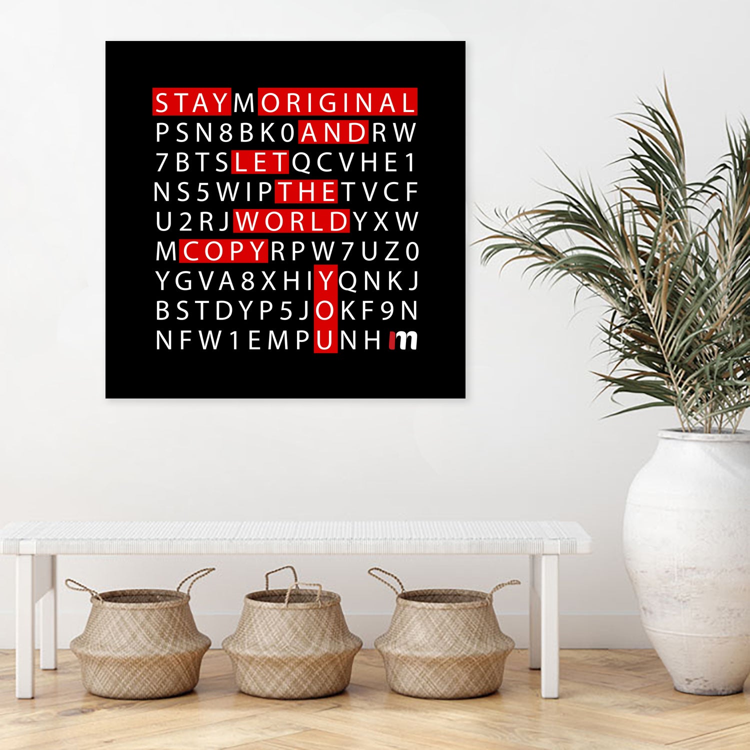 Stay Original by Mariana Angelova on GIANT ART - black typography