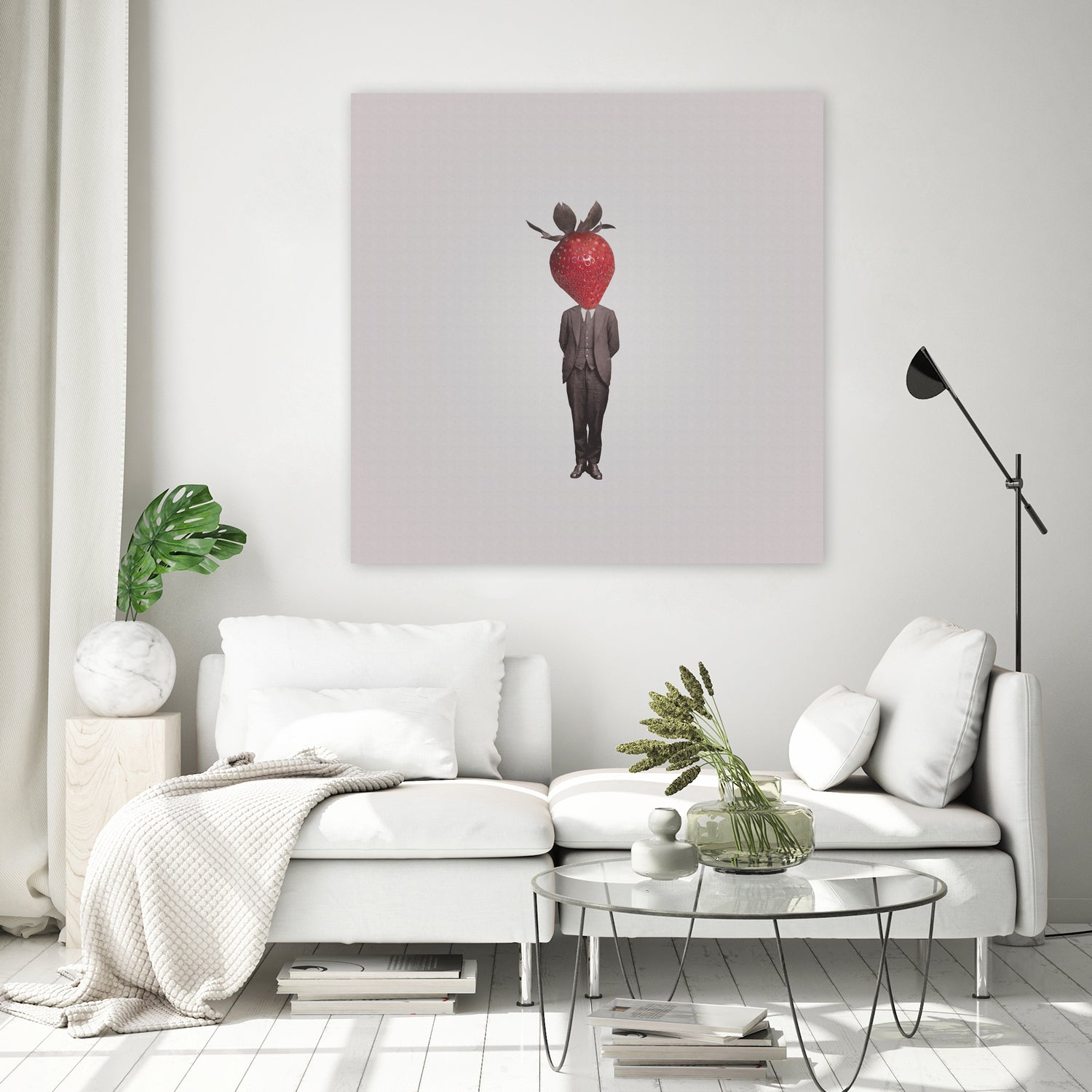 Strawberry Mugshot by Isa Valimaki on GIANT ART - red photo manipulation