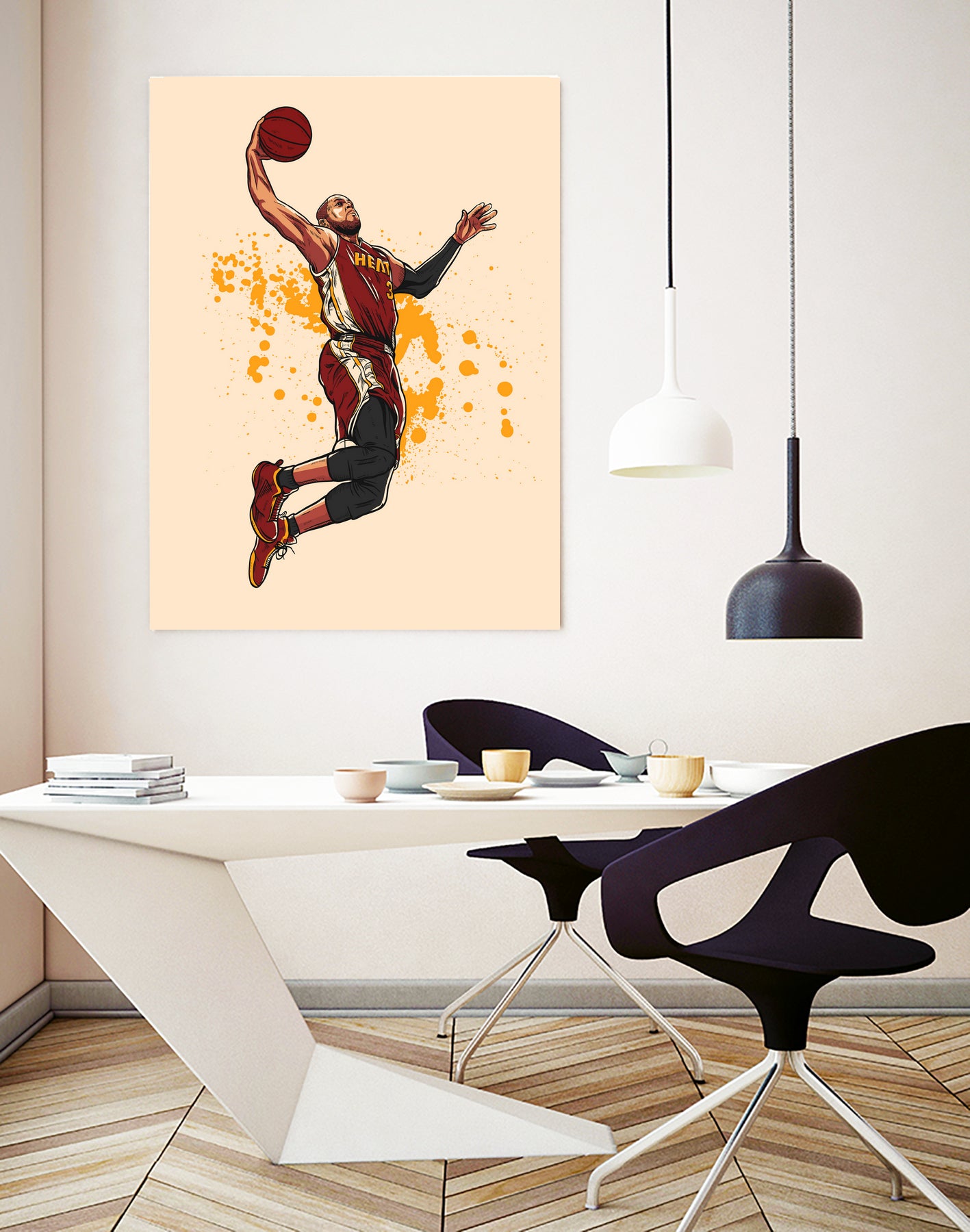 Dwayne Wade by Cearlson Vios on GIANT ART - black vector illustration