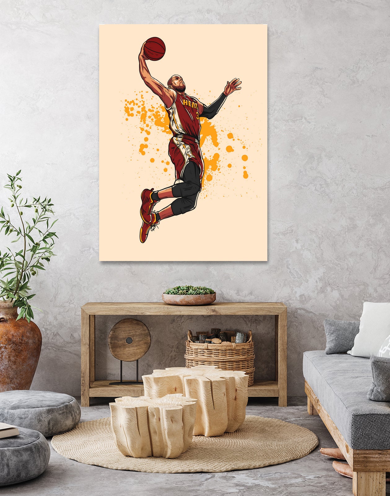 Dwayne Wade by Cearlson Vios on GIANT ART - black vector illustration