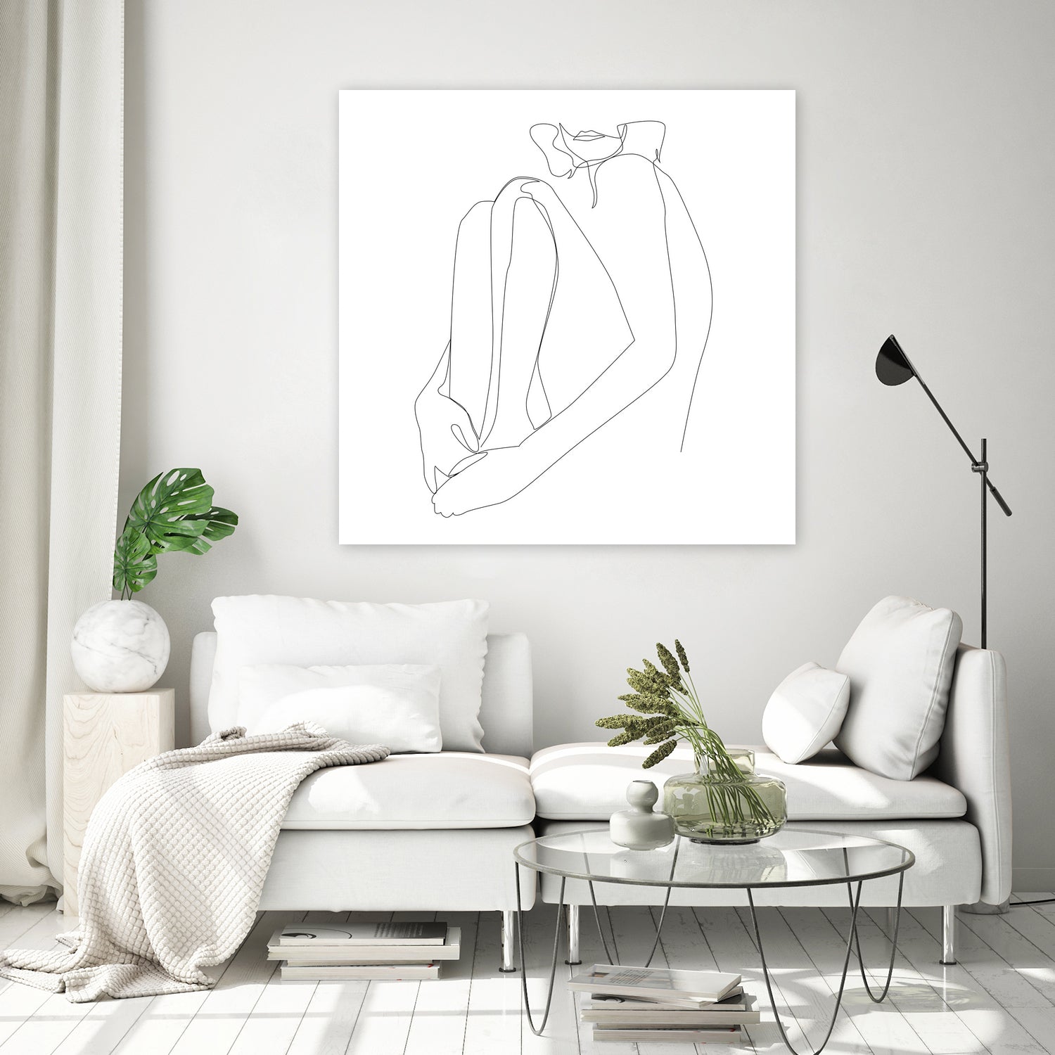 SACRAMENT - single line art by Andrew Strugallo on GIANT ART - white vector illustration