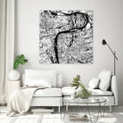 Prague map white by Javier Ruiz on GIANT ART - white digital drawing
