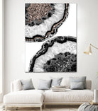 Yin Yang Agate Glitter Glam #1 #gem #decor #art by Anita & Bella Jantz on GIANT ART - white photo illustration