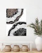 Yin Yang Agate Glitter Glam #1 #gem #decor #art by Anita & Bella Jantz on GIANT ART - white photo illustration