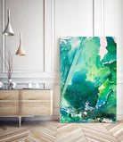 Environmental Consideration, Deep Sea Water Bubbles by Alicia Jones on GIANT ART - green digital painting