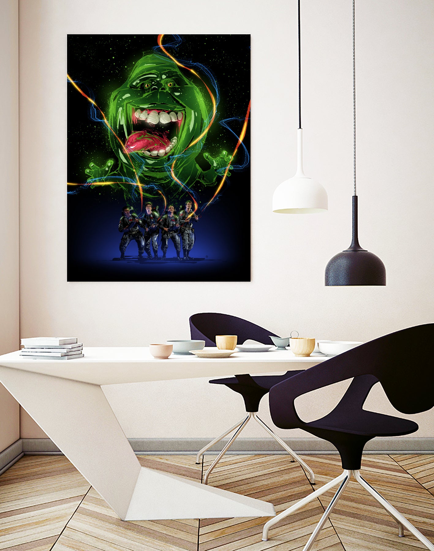 Ghostbusters by Nikita Abakumov on GIANT ART - black digital painting