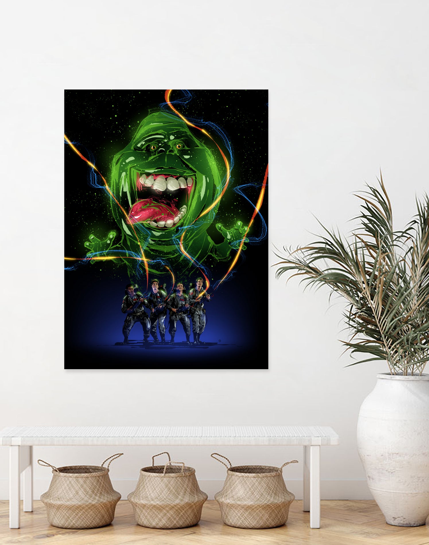 Ghostbusters by Nikita Abakumov on GIANT ART - black digital painting