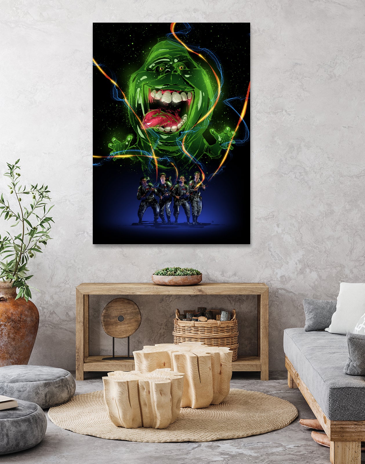 Ghostbusters by Nikita Abakumov on GIANT ART - black digital painting