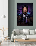 John Wick by Nikita Abakumov on GIANT ART - fuchsia digital painting