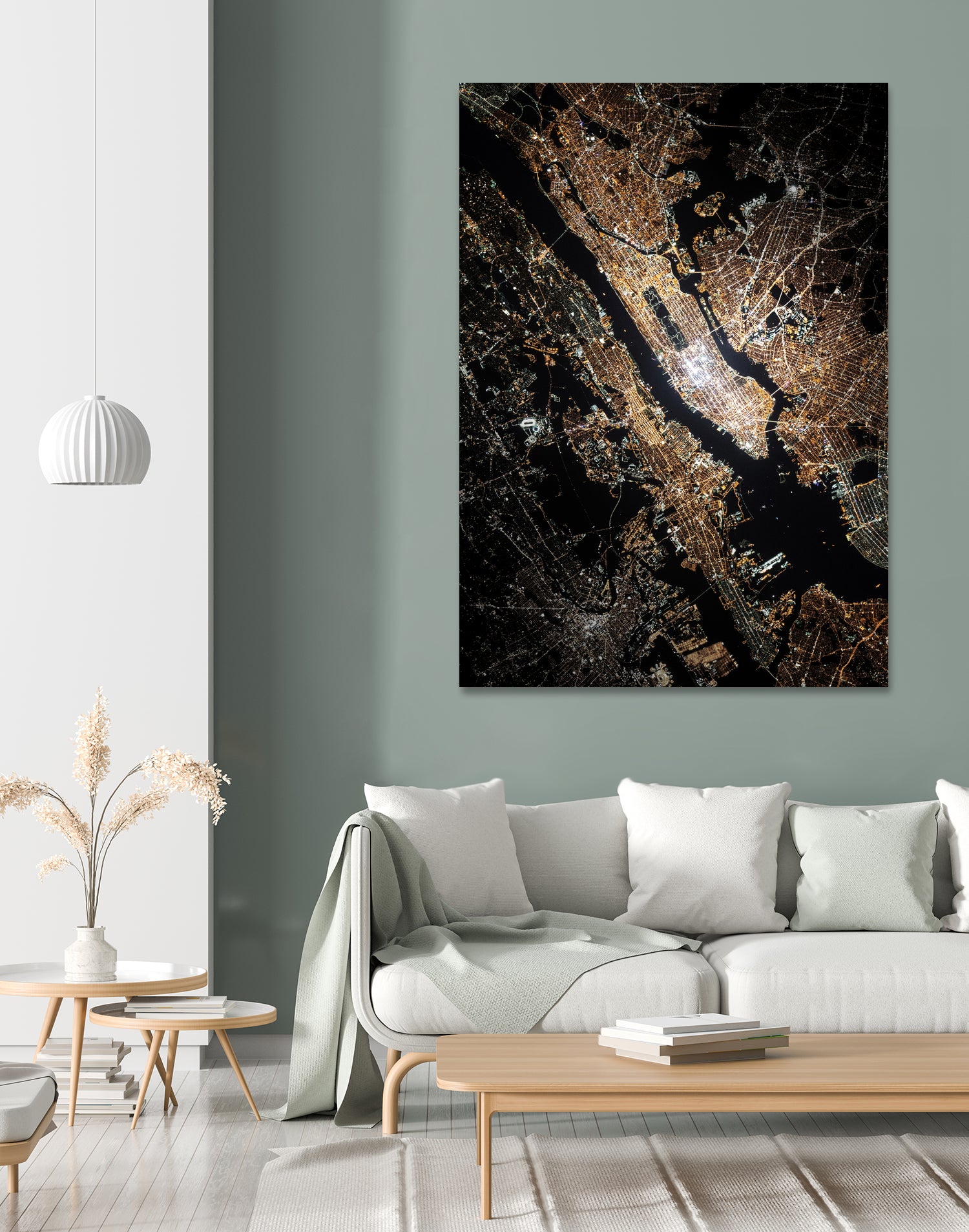 NYC Night Lights by Nikita Abakumov on GIANT ART - black photo manipulation