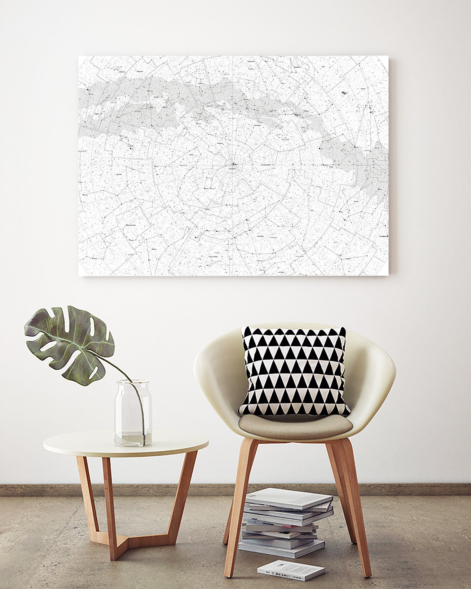 Galaxy Map by Nikita Abakumov on GIANT ART - white photo illustration