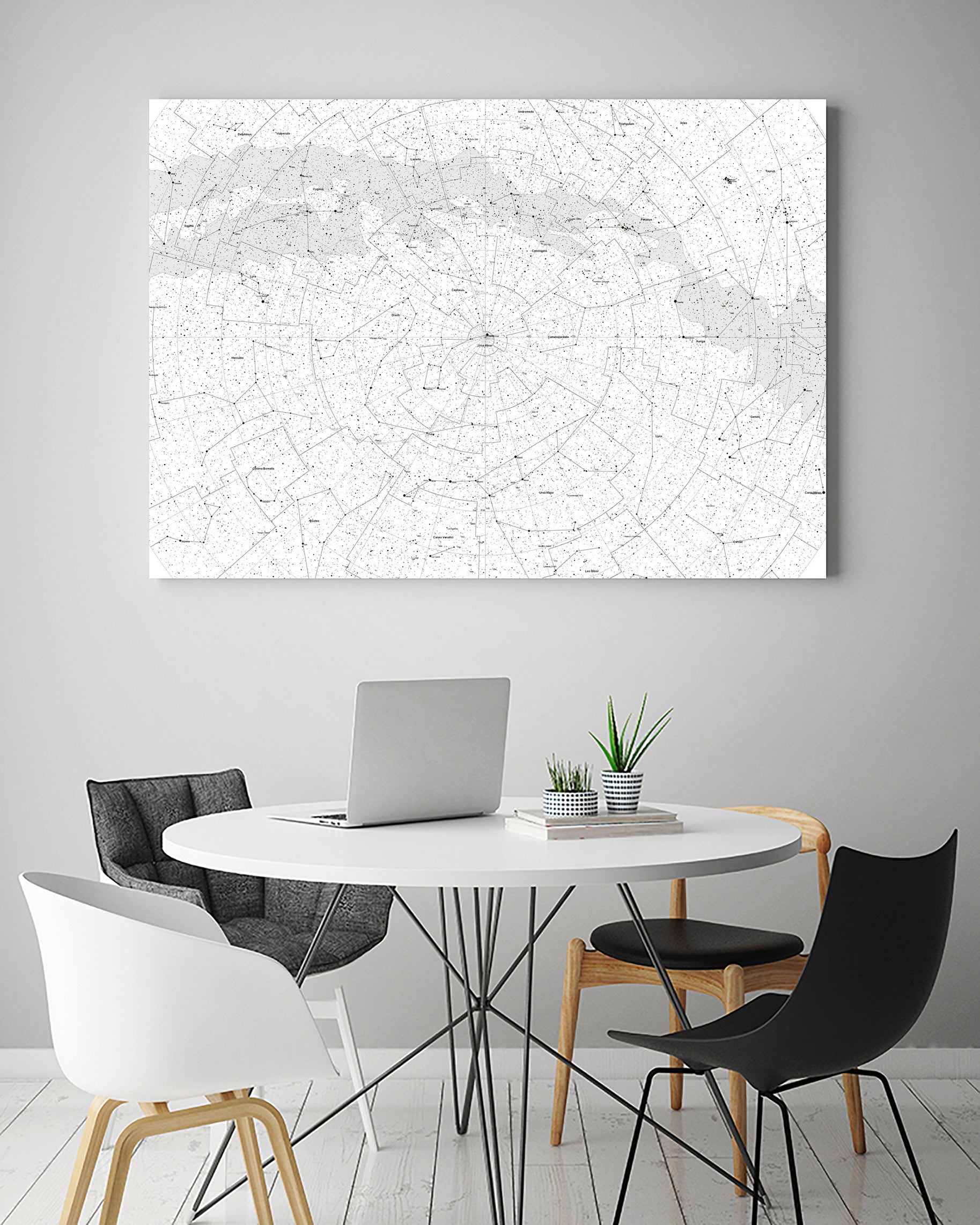 Galaxy Map by Nikita Abakumov on GIANT ART - white photo illustration