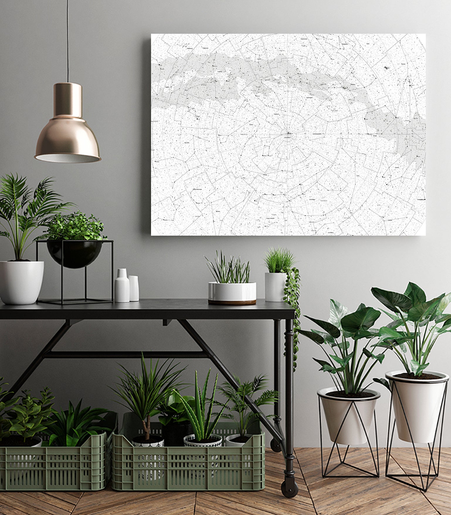 Galaxy Map by Nikita Abakumov on GIANT ART - white photo illustration