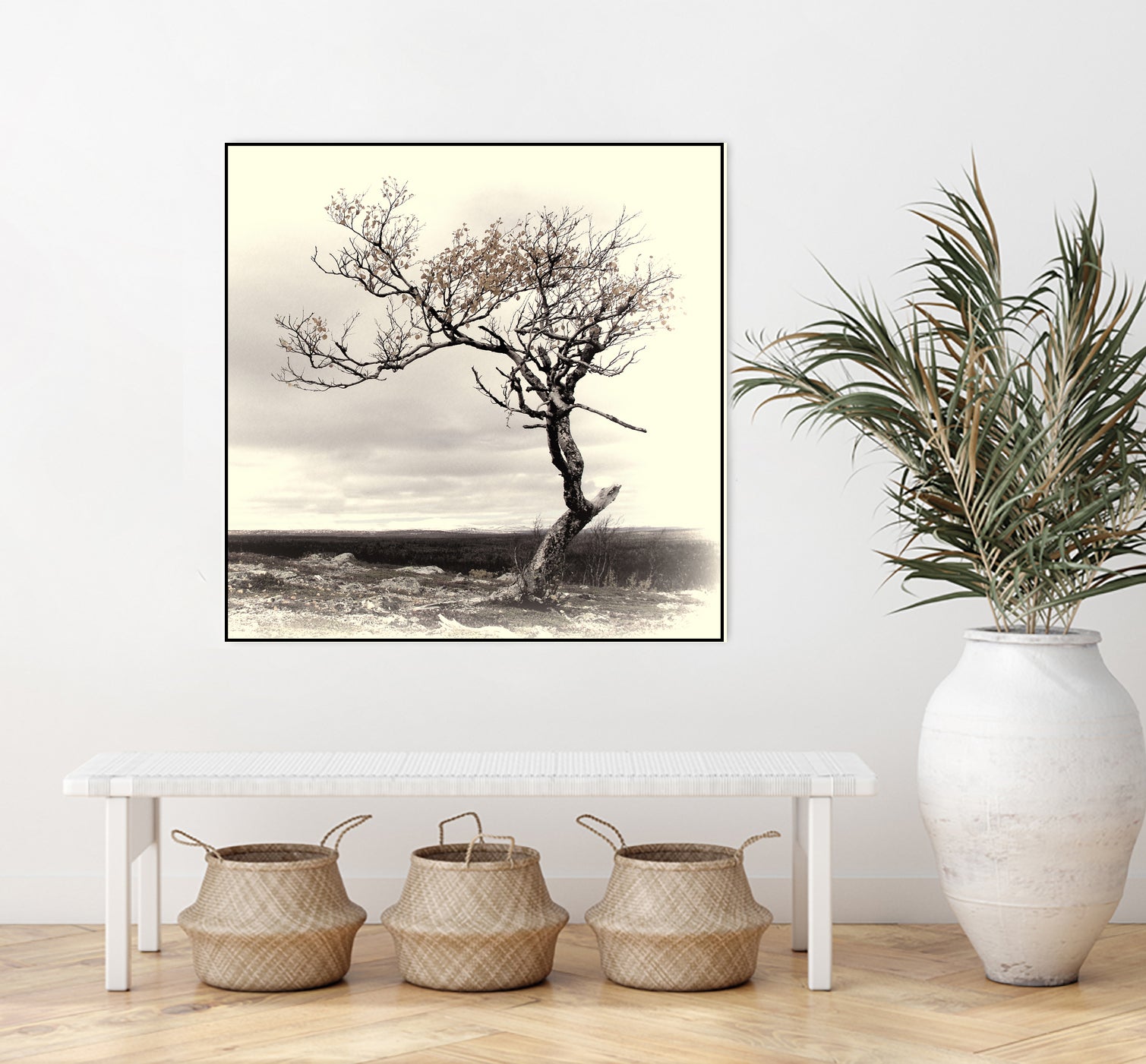 Lonely Tree by I Bjork on GIANT ART - gray photo illustration
