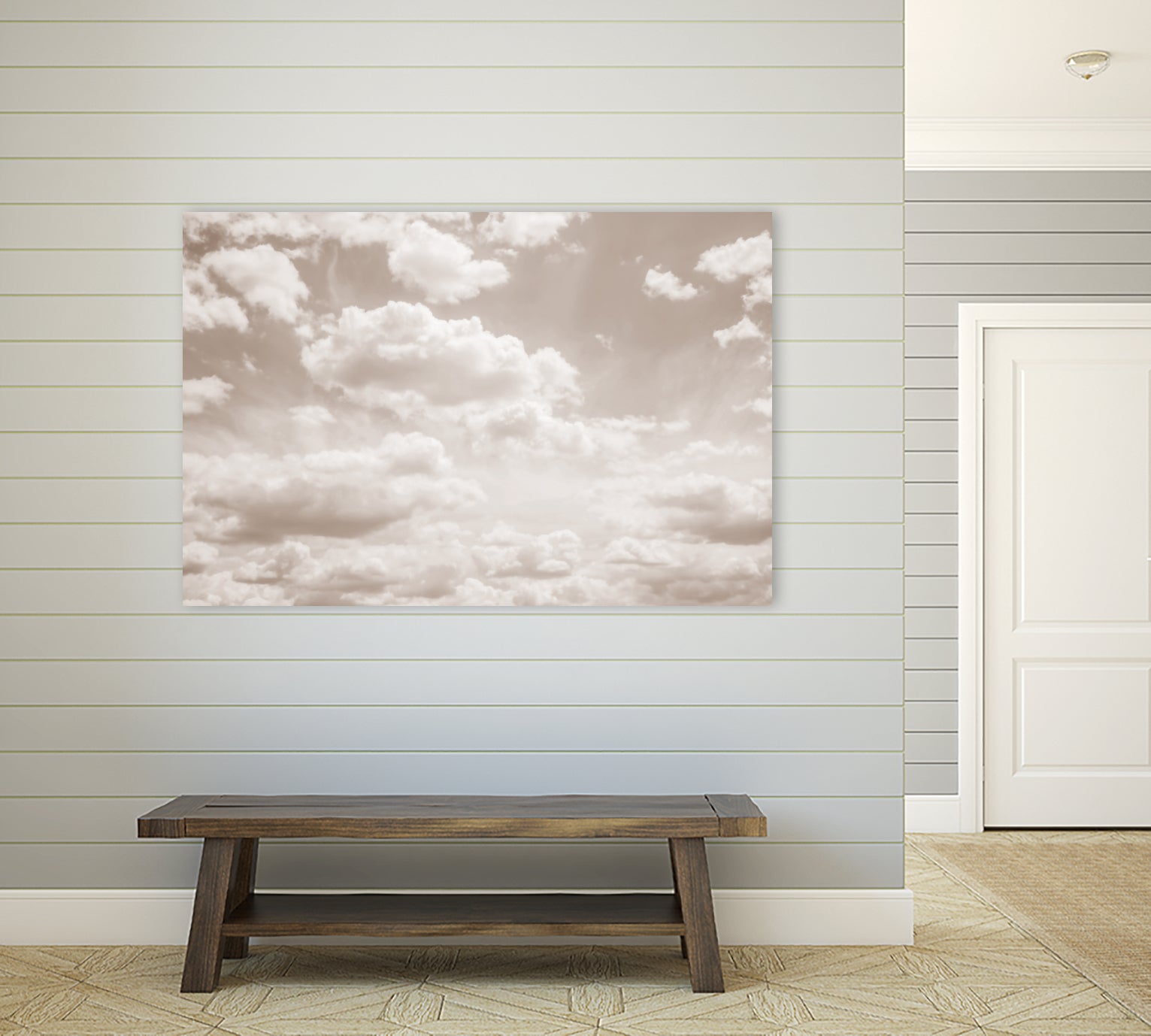 Soft Beige Clouds 4 by Anitas Bellas Art on GIANT ART - beige coastal beige