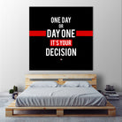 Decision by Mariana Angelova on GIANT ART - black typography