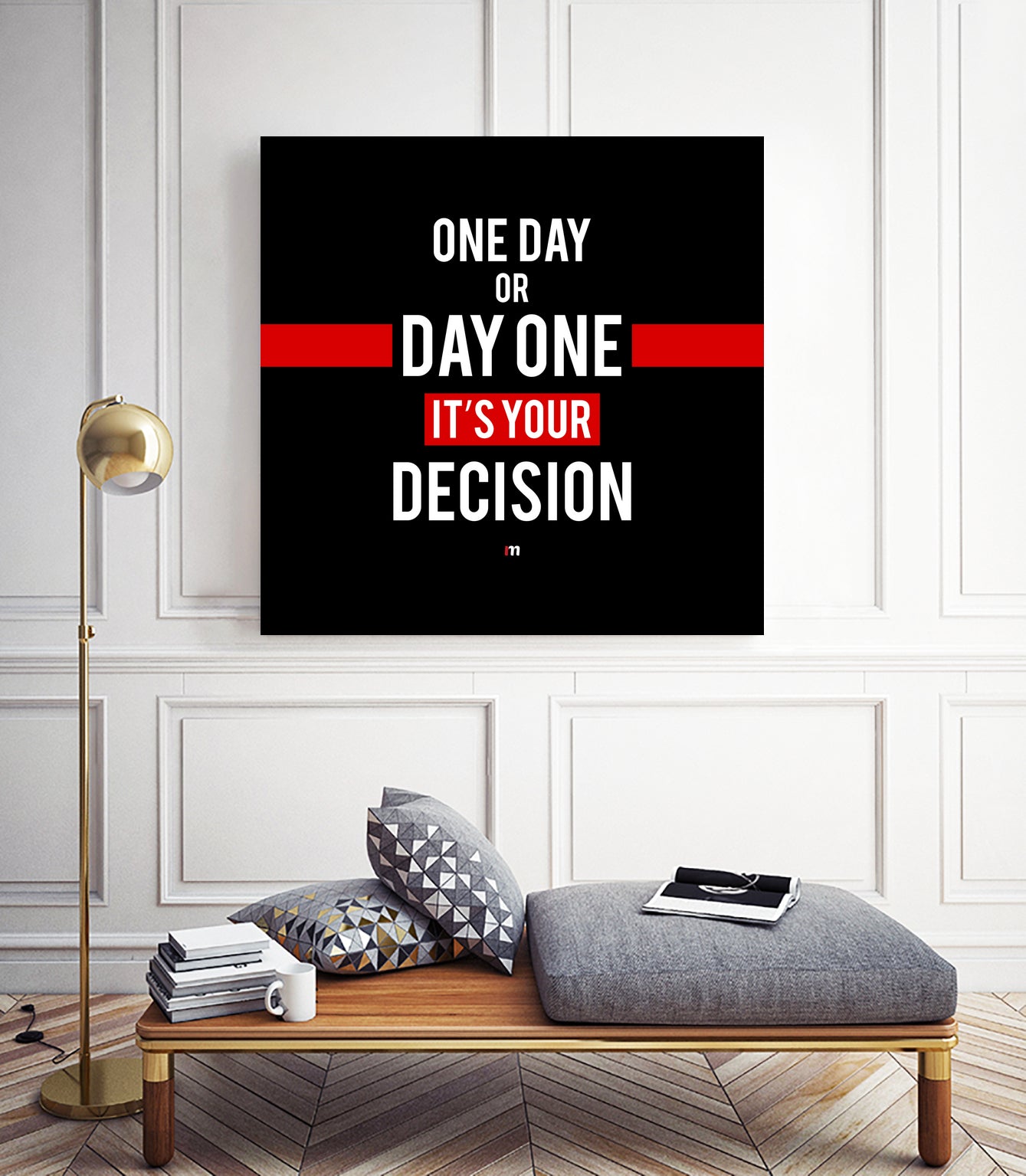 Decision by Mariana Angelova on GIANT ART - black typography