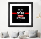 Decision by Mariana Angelova on GIANT ART - black typography