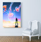 Jelly Clouds Assemblage by Aesthetic Vaporwave on GIANT ART - blue photo illustration