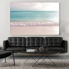 Soft Pastel Ocean Waves 1 by Anitas Bellas Art on GIANT ART - pink coastal carabeean sea