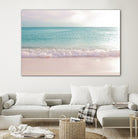 Soft Pastel Ocean Waves 1 by Anitas Bellas Art on GIANT ART - pink coastal carabeean sea