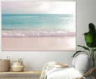 Soft Pastel Ocean Waves 1 by Anitas Bellas Art on GIANT ART - pink coastal carabeean sea