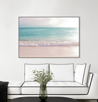Soft Pastel Ocean Waves 1 by Anitas Bellas Art on GIANT ART - pink coastal carabeean sea