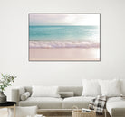 Soft Pastel Ocean Waves 1 by Anitas Bellas Art on GIANT ART - pink coastal carabeean sea