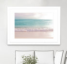 Soft Pastel Ocean Waves 1 by Anitas Bellas Art on GIANT ART - pink coastal carabeean sea