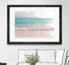 Soft Pastel Ocean Waves 1 by Anitas Bellas Art on GIANT ART - pink coastal carabeean sea