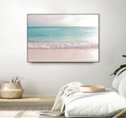 Soft Pastel Ocean Waves 1 by Anitas Bellas Art on GIANT ART - pink coastal carabeean sea