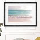 Soft Pastel Ocean Waves 1 by Anitas Bellas Art on GIANT ART - pink coastal carabeean sea