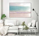Soft Pastel Ocean Waves 1 by Anitas Bellas Art on GIANT ART - pink coastal carabeean sea