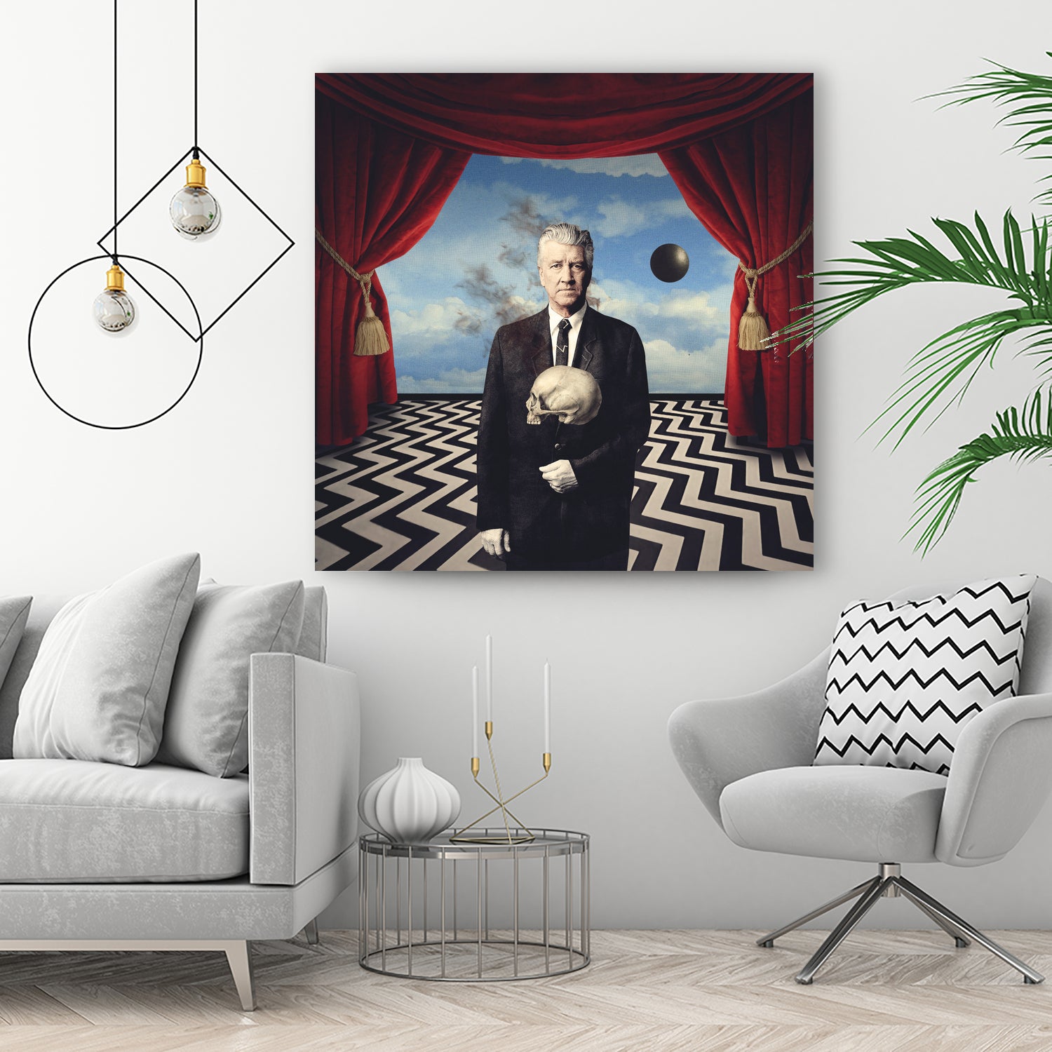 Lynch Vs Magritte by giuseppe conti on GIANT ART - black digital painting