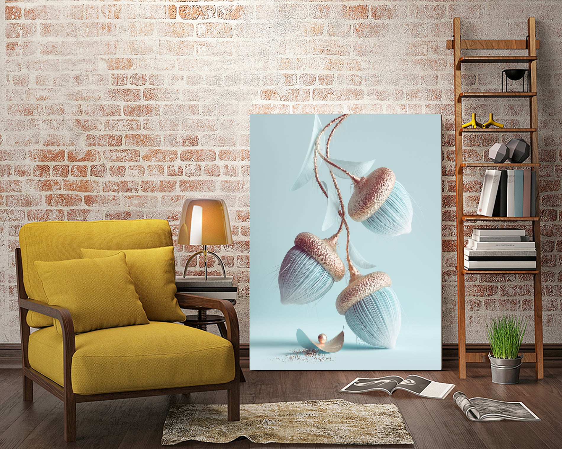 N°251 by Roman Bratschi on GIANT ART - blue digital painting