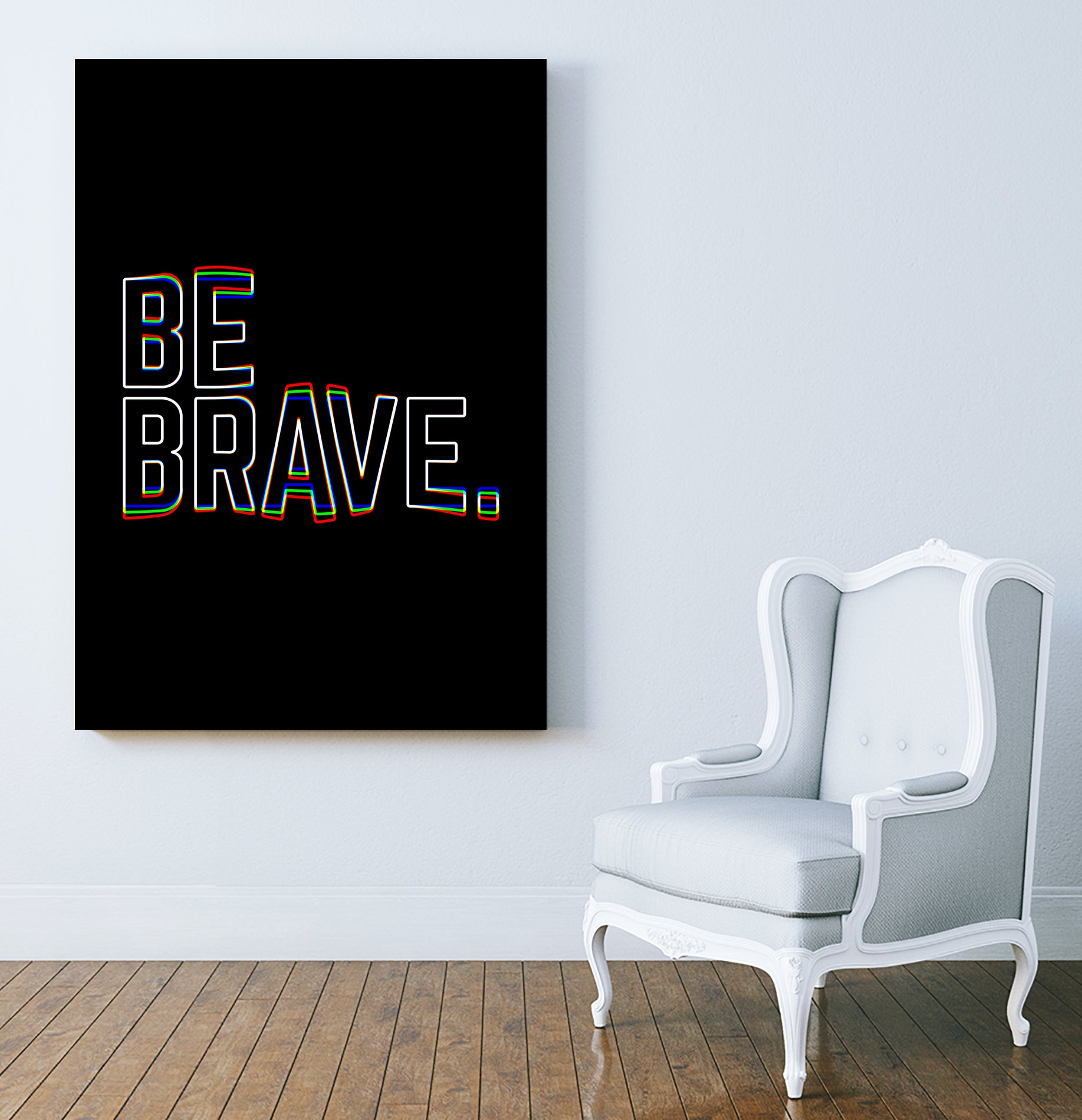 Be Brave by Afif Quilimo on GIANT ART - black digital painting