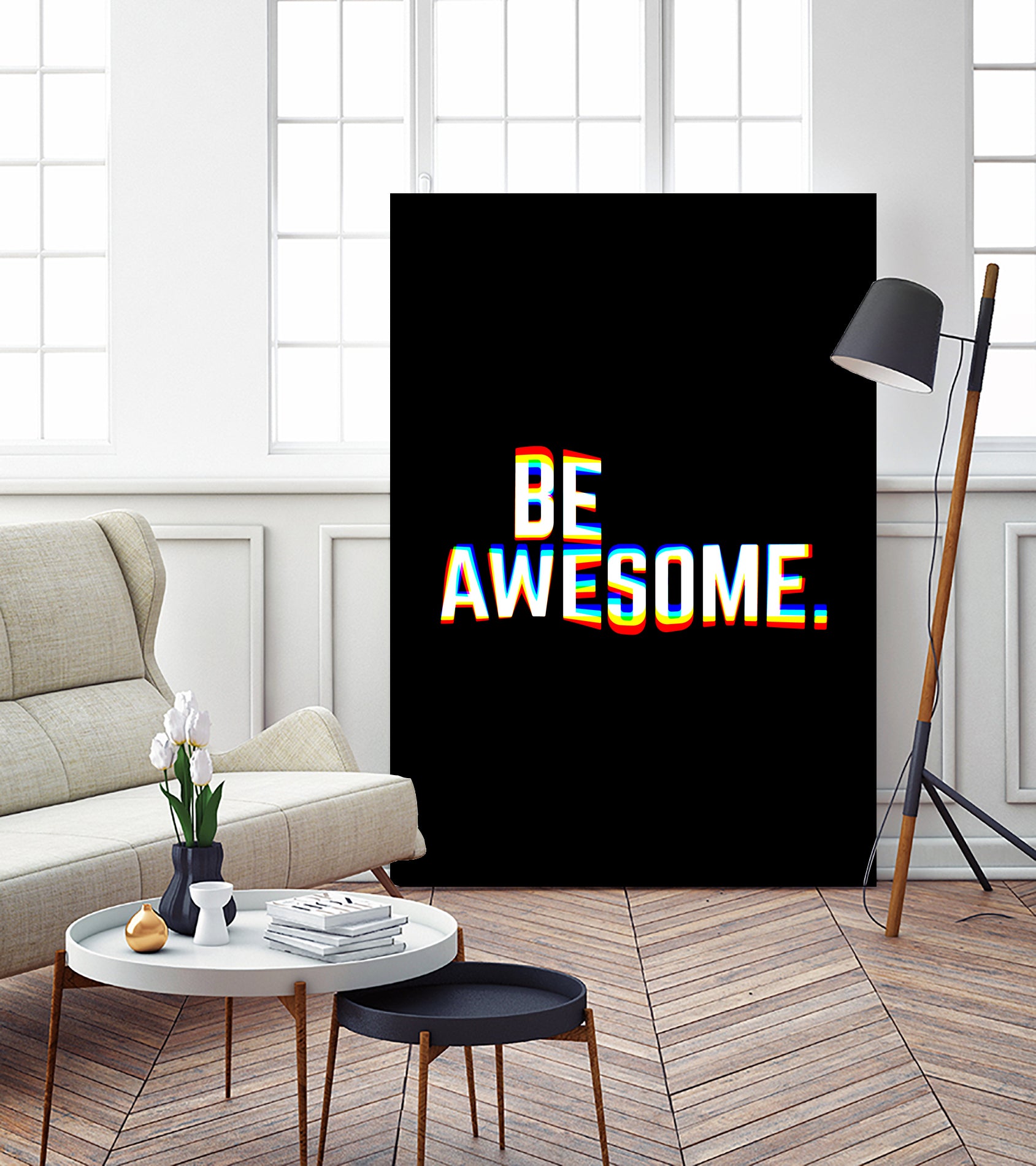 Be Awesome by Afif Quilimo on GIANT ART - black digital painting