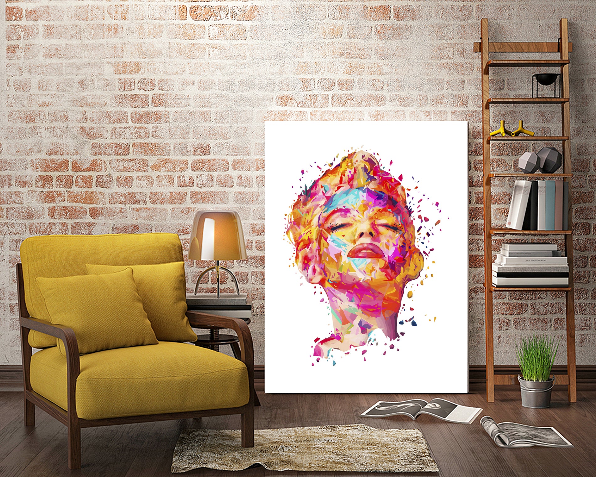 Marilyn White by Alessandro Pautasso on GIANT ART - white digital painting