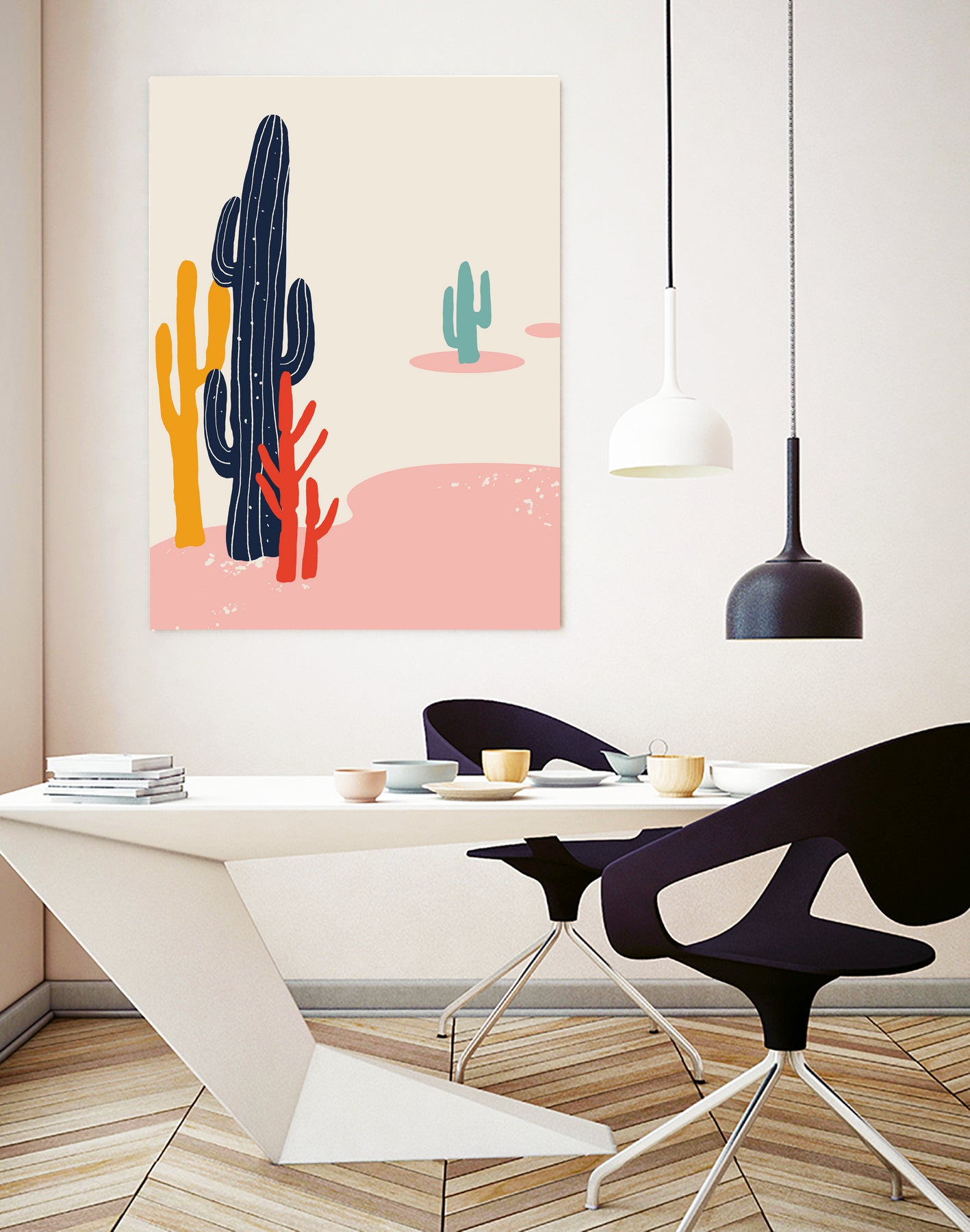 desert plants by TANG BEINAN on GIANT ART - yellow digital painting