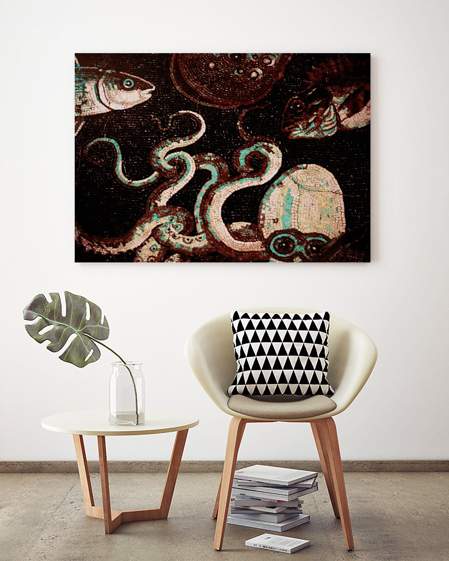 Old Time Octopus by Sharon Coty on GIANT ART - brown photo manipulation