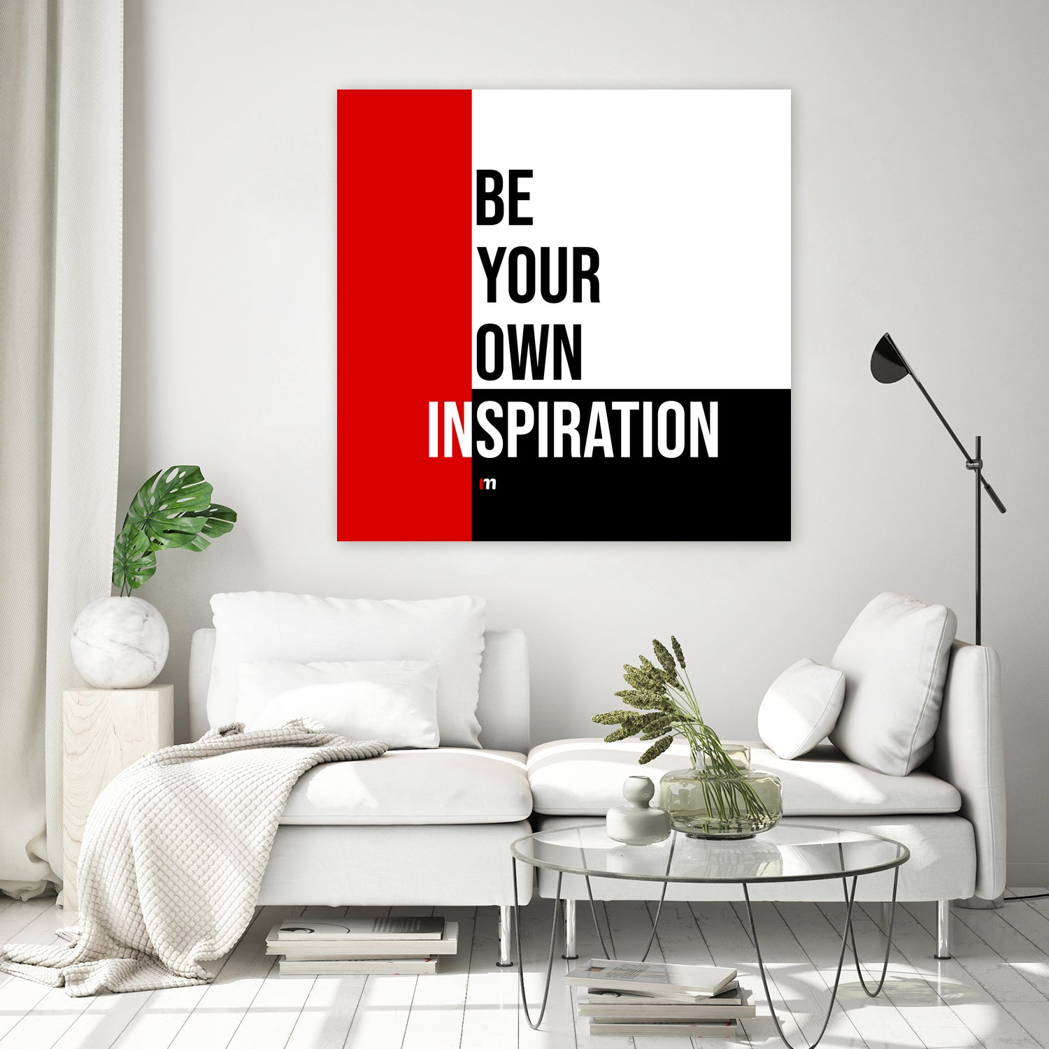 Your Inspiration by Mariana Angelova on GIANT ART - red typography