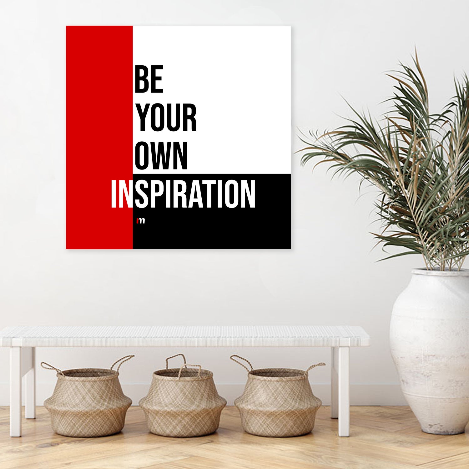 Your Inspiration by Mariana Angelova on GIANT ART - red typography