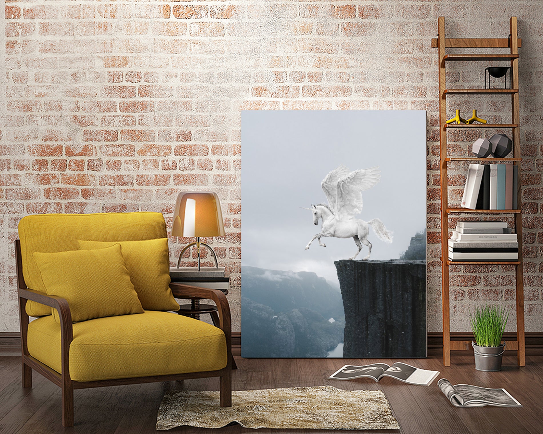 pegasus by Murat Akyol on GIANT ART - white digital painting