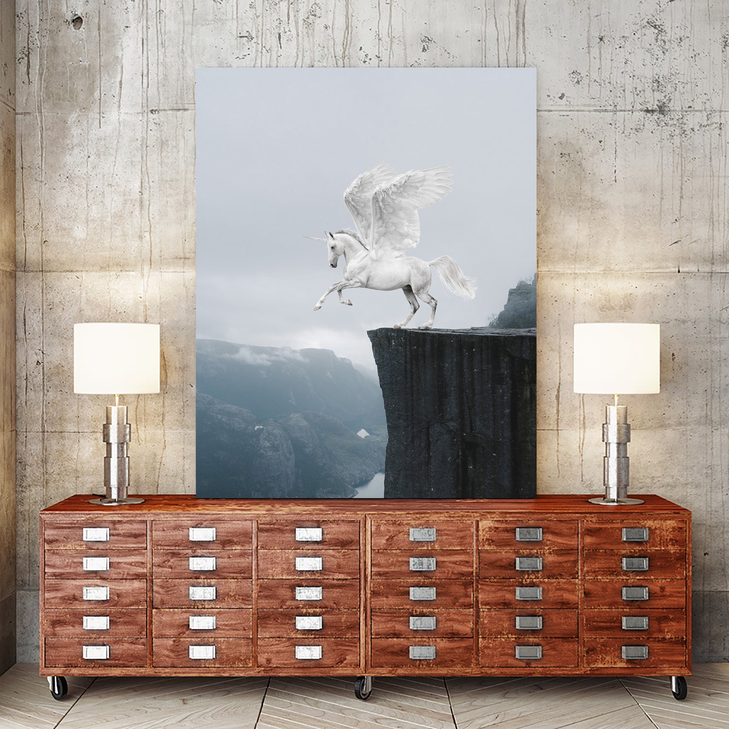 pegasus by Murat Akyol on GIANT ART - white digital painting