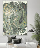 Abstract Marble Painting III by Amir Faysal on GIANT ART - gray digital painting
