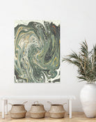 Abstract Marble Painting III by Amir Faysal on GIANT ART - gray digital painting