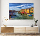 Grand Canal from Rialto Bridge by Darryl Brooks on GIANT ART - blue photo manipulation